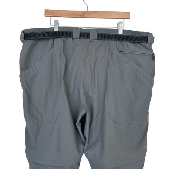 LL Bean Gray Cresta Convertible Hiking Pants Sz XXL - Picture 7 of 9
